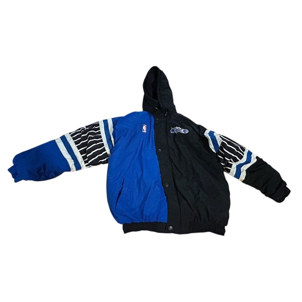 Vintage 90s NBA Orlando Magic Full Zip Starter Jacket Size Large‎ Snap Zip